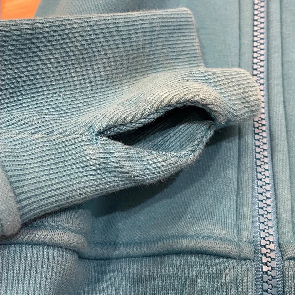 Athleta Bright Teal Athletic Hoodie - Picture 3 of 7